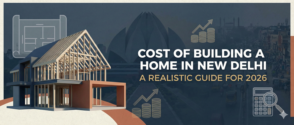 Cost of Building a Home in New Delhi: A Realistic Guide for 2026