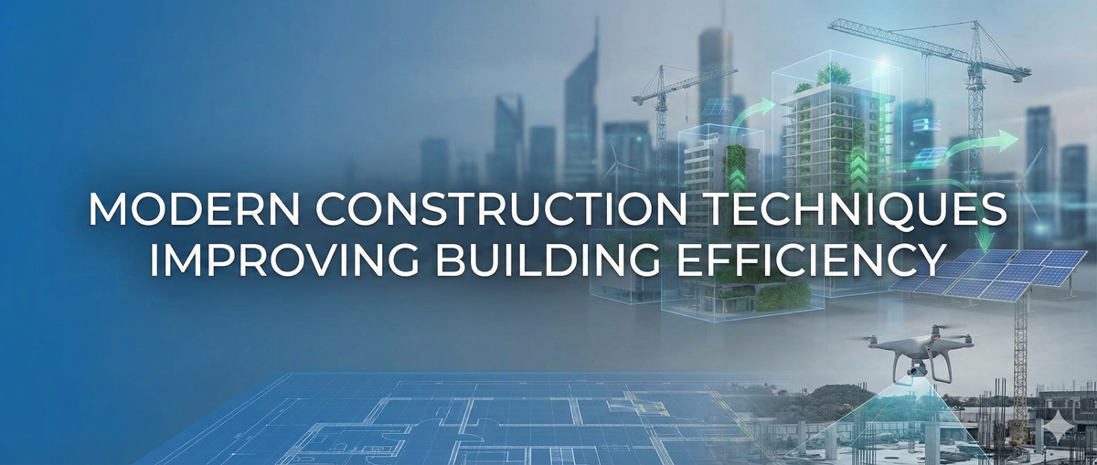 Modern Construction Techniques Improving Building Efficiency - Build it Upp