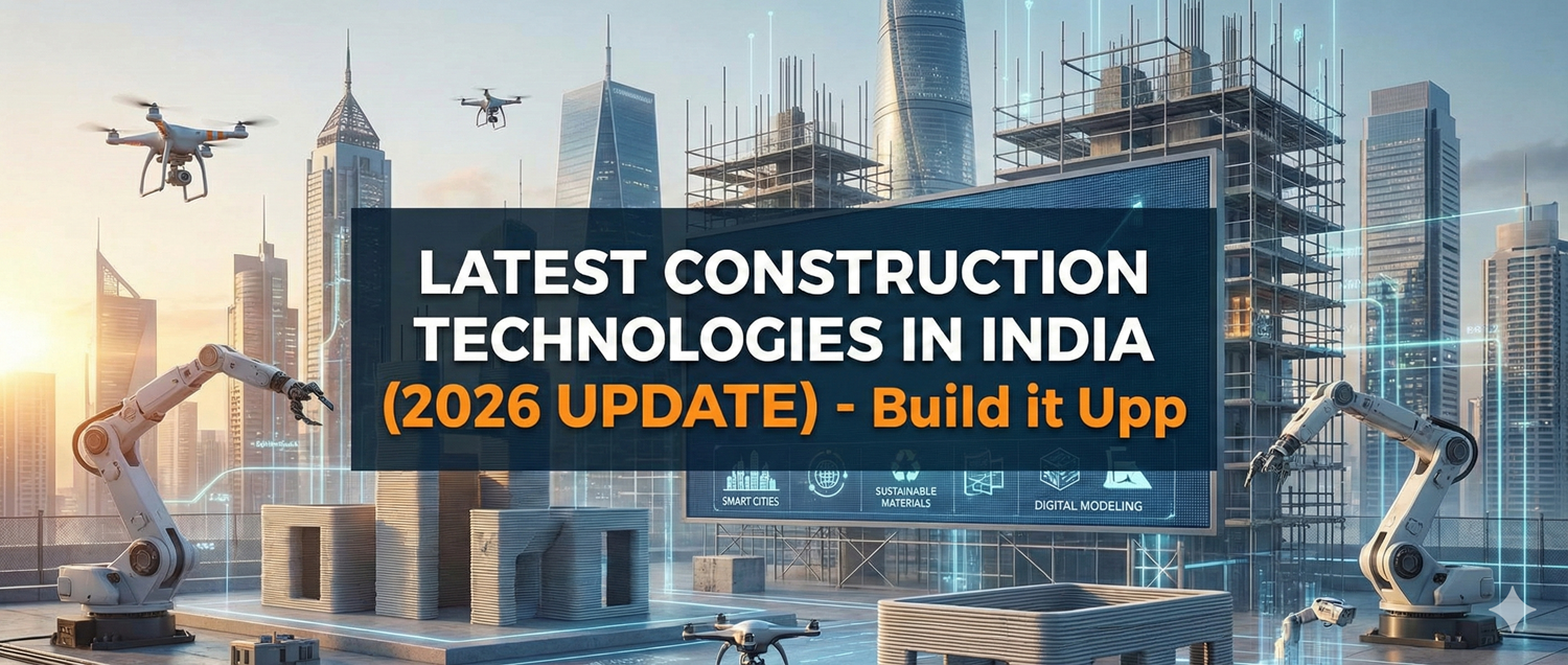 Latest Construction Technologies in India (2026 Update) - Build it Upp